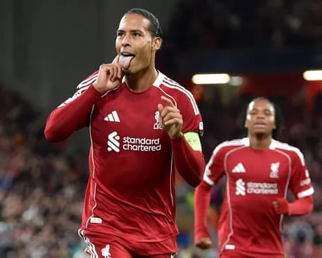 Van Dijk nods last-gasp victory in clash with Atlético Madrid